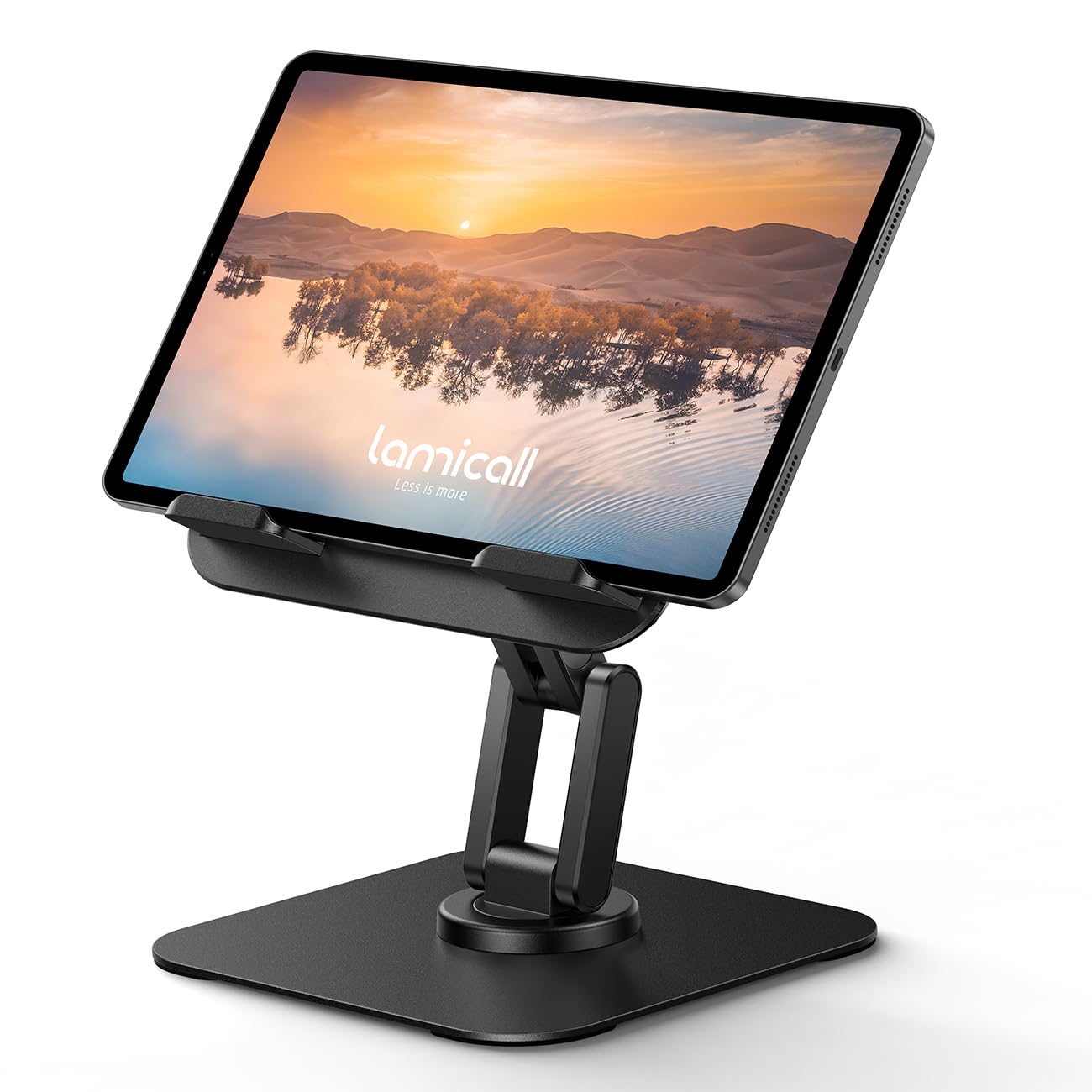 Amazon.co.jp: 【360度回転】Lamicall タブレット スタンド 二段調節